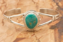Genuine Pilot Mountain Sterling Silver Navajo Bracelet